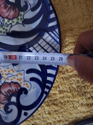 Piatti decorativi in ceramica (3 unità)