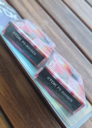 TDK Hi8 8mm Videocassette 90 min (2 pezzi)
