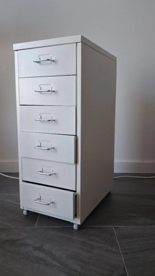 Cajonera Helmer IKEA Blanca Metálica