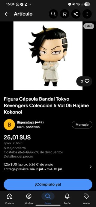 Figura Bandai Tokyo Revengers Colección 5