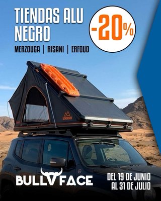 Tiendas de techo Bullface y ARB