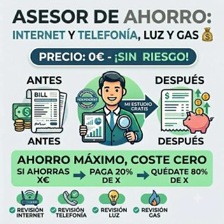 Asesor de Ahorro: Luz, Gas, telefonía e Internet