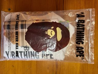 Camiseta BAPE Talla M Cuadros