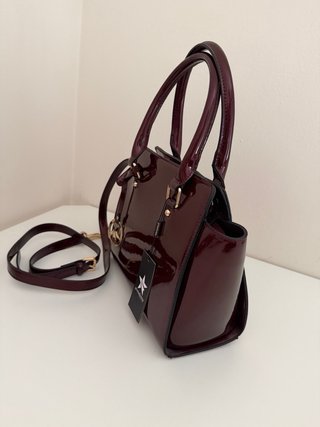Borsa Primadonna Bordeaux Vernice Nuova