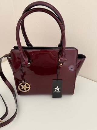 Borsa Primadonna Bordeaux Vernice Nuova