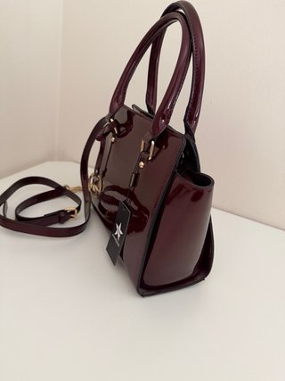 Borsa Primadonna Bordeaux Vernice Nuova