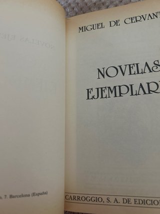 Novelas ejemplares