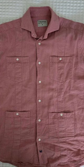 Guayabera Silbon Rosa