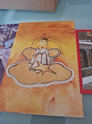 Cartoline Augurali Vintage - Set 6 Pezzi