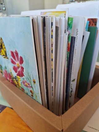 Cartoline Augurali Vintage - Set 6 Pezzi