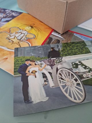 Cartoline Augurali Vintage - Set 6 Pezzi