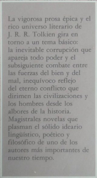 Libro de El Señor de los Anillos
