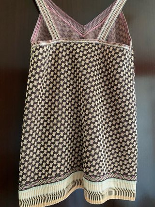 Top Zara estampado pata de gallo