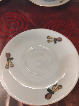 Set di Tazze e Piatti Vintage
