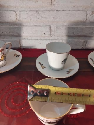 Set di Tazze e Piatti Vintage