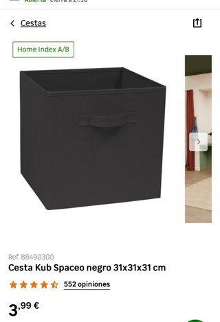 Estantería Kallax Blanca 3 Cubos