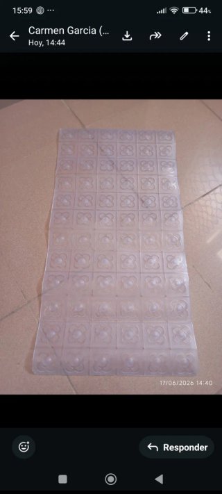Alfombra antideslizante gris
