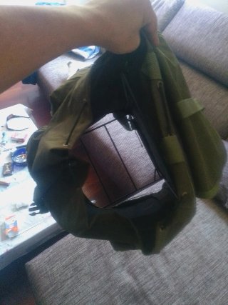 Mochila de montaña para setas