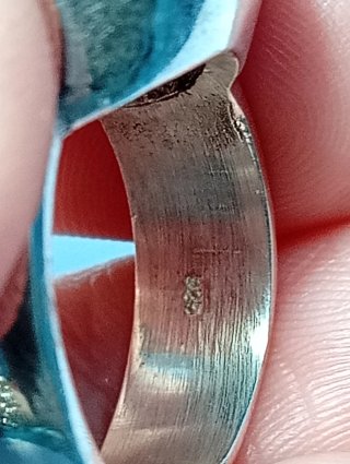 Anillo Plata Ley esmeralda facetada
