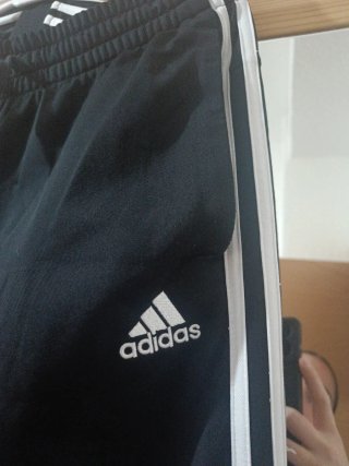 Pantalones chándal Real Madrid Adidas Negros
