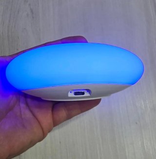 Luz nocturna ovalada. Nueva.