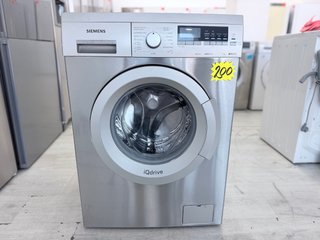 LAVADORA SIEMENS INOX 7KG 1200 RPM A+++