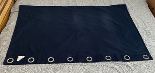 Cortinas IKEA Azul Oscuro (Juego 2)