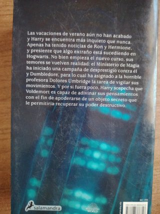 Harry Potter y la orden del Fenix