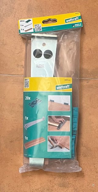 Kit instalación suelo laminado Wolfcraft 6931