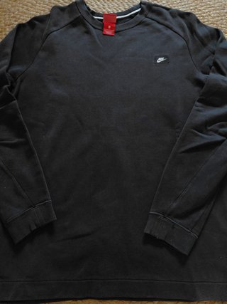 Sudadera sin capucha Nike negra - Talla L