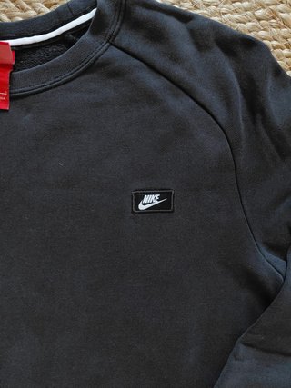Sudadera sin capucha Nike negra - Talla L