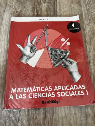 Matemáticas aplicadas a las Ciencias Sociales I...