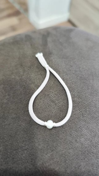 Pulsera plata y perla chica nueva