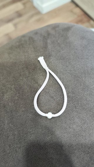 Pulsera plata y perla chica nueva
