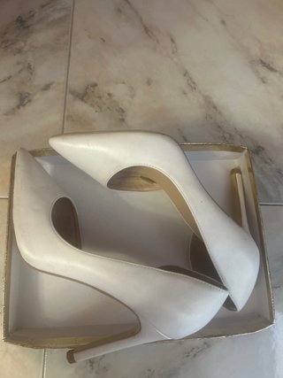Scarpe con tacco bianche donna