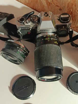 Olympus OM10 Fotocamera Vintage