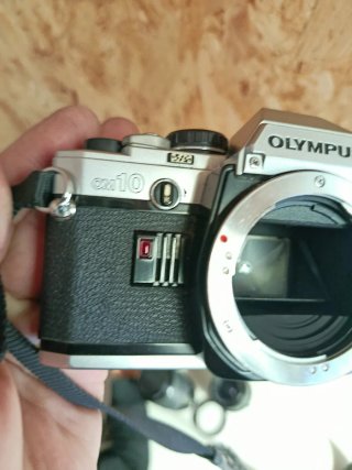 Olympus OM10 Fotocamera Vintage