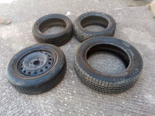 4 Ruedas Coche casi nuevas 80% 90*%