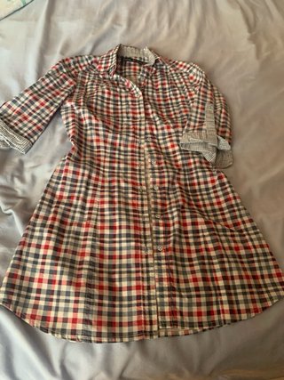 Vestido Camisero Stradivarius Talla M