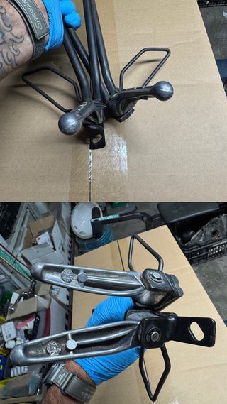 Estriberas y soportes Aprilia RS50 culo avispa