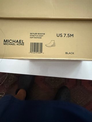 Zapatillas Michael Kors Skyler calcetín negro