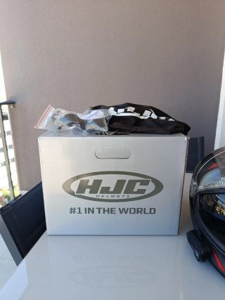 Casco HJC F70 Dever MC1SF, prácticamente nuevo L
