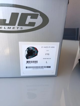 Casco HJC F70 Dever MC1SF, prácticamente nuevo L