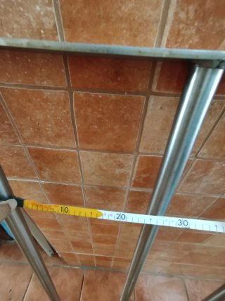 Espaldera de acero inoxidable