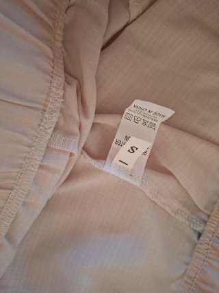 Conjunto top y pantalón lunares beige