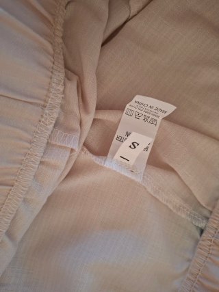 Conjunto top y pantalón lunares beige