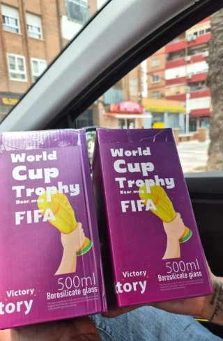 Copa Cerveza Trofeo Mundial FIFA Cristal 550ml