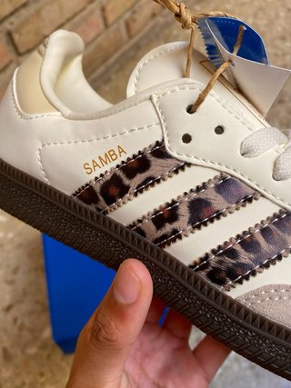 Zapatillas Adidas Samba OG Leopardo Beige Talla 38