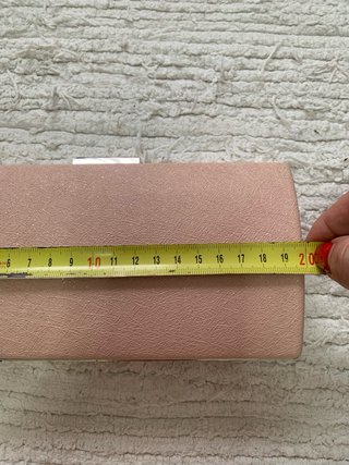 Bolso de mano clutch rosa palo