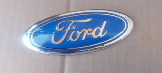 2 Emblemas Ford Azul Claro